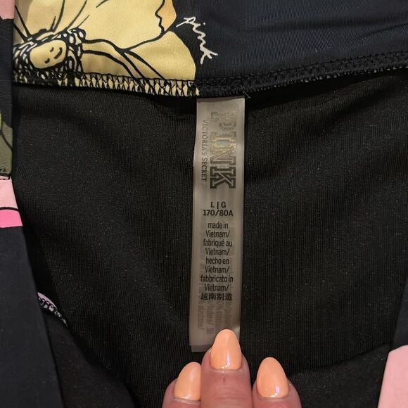 Pink by‎ Victoria secret Floral High-Waisted swimsuit bottoms - Picture 3 of 6